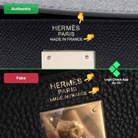 hermes logo real vs fake|how to authenticate hermes wallet.